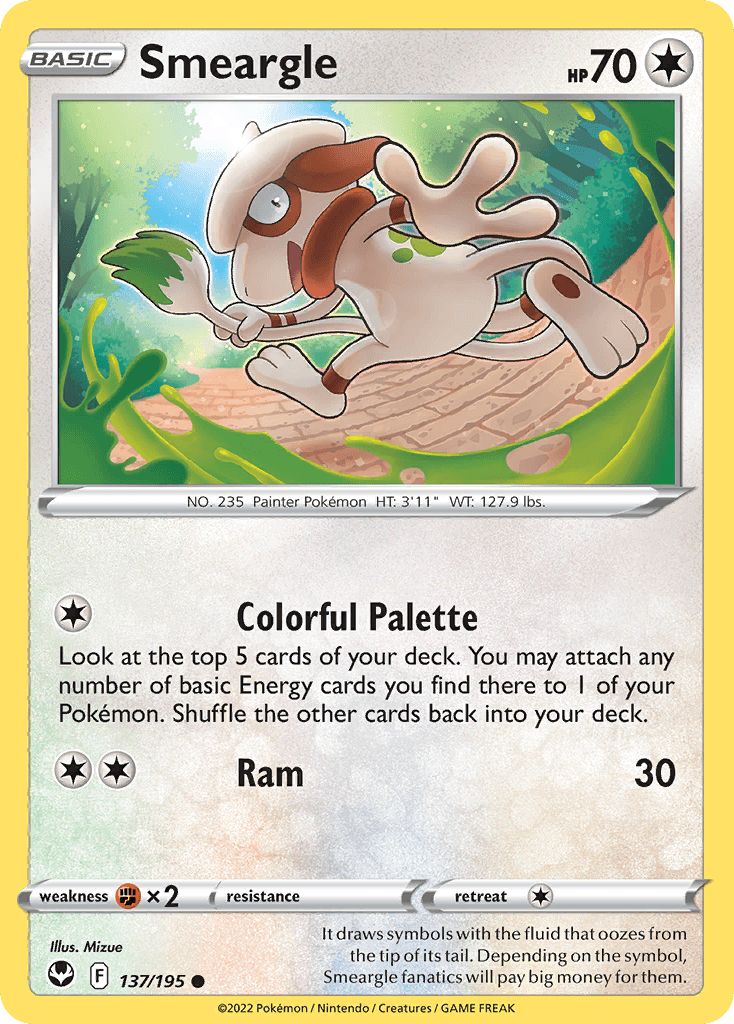 Smeargle from Silver Tempest