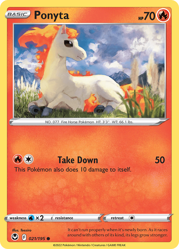 Ponyta from Silver Tempest