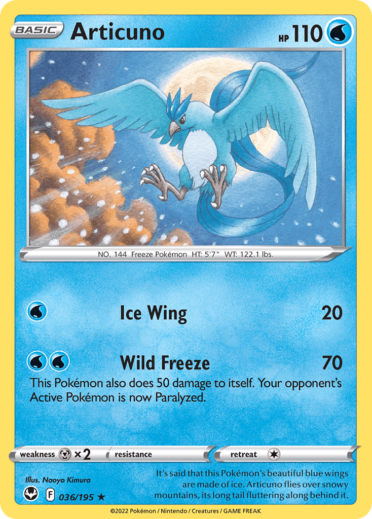 Articuno from Silver Tempest