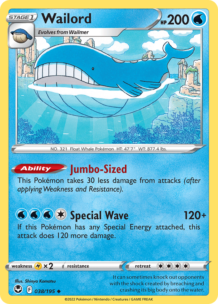 Wailord from Silver Tempest
