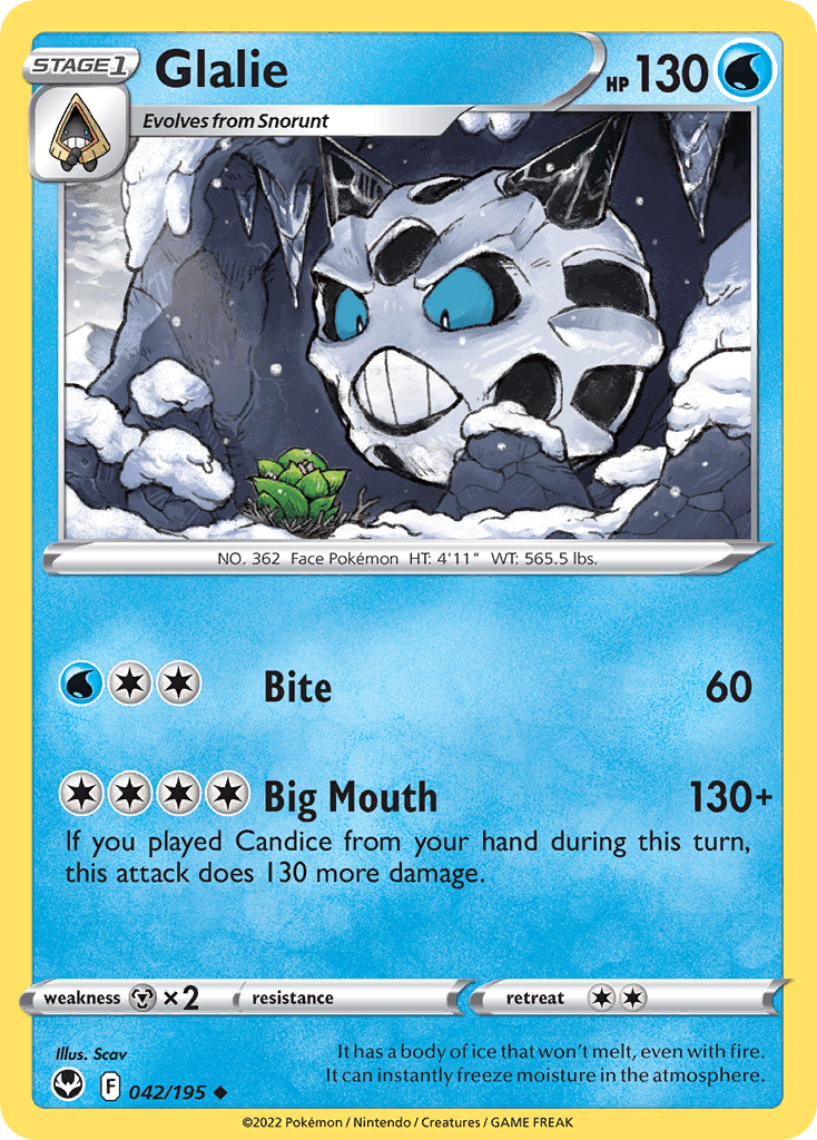 Glalie from Silver Tempest