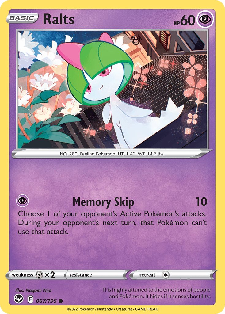 Ralts from Silver Tempest