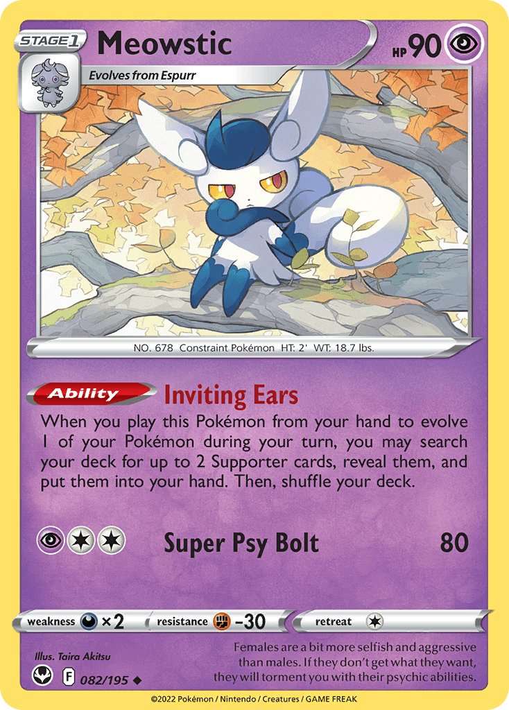 Meowstic from Silver Tempest