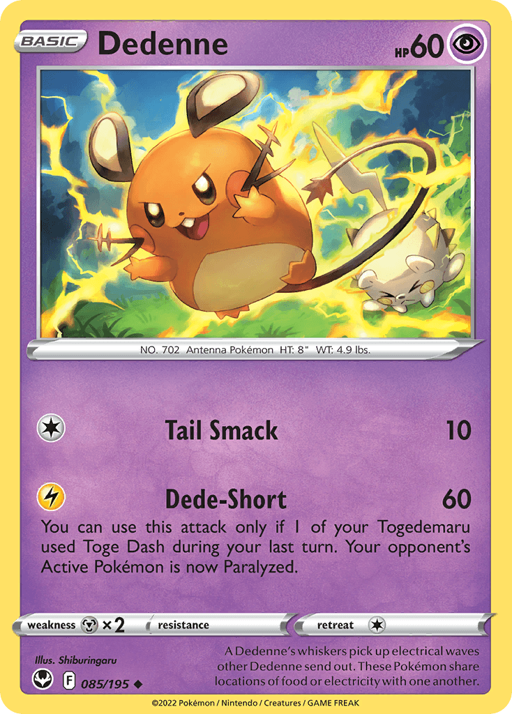 Dedenne from Silver Tempest
