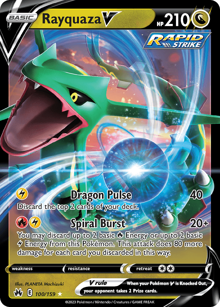 Rayquaza V from Crown Zenith