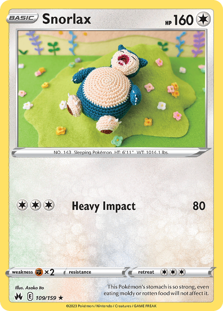 Snorlax from Crown Zenith