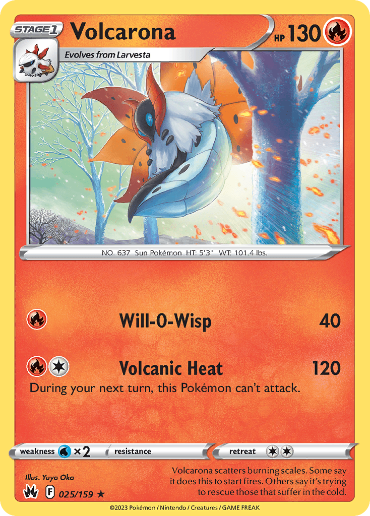 Volcarona from Crown Zenith