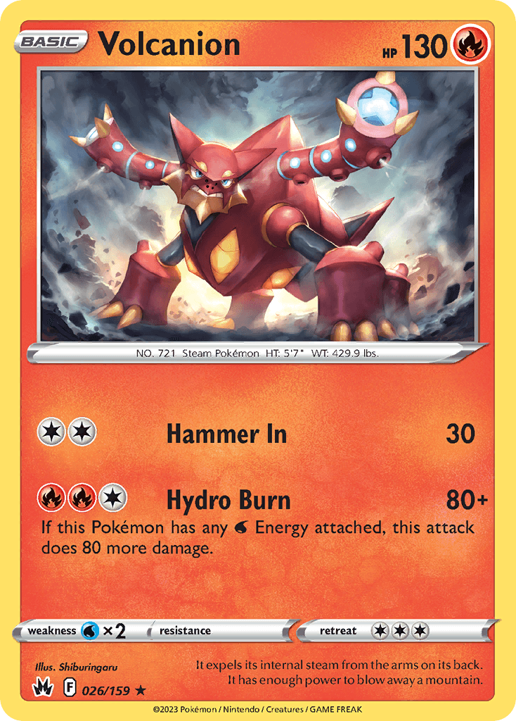 Volcanion from Crown Zenith