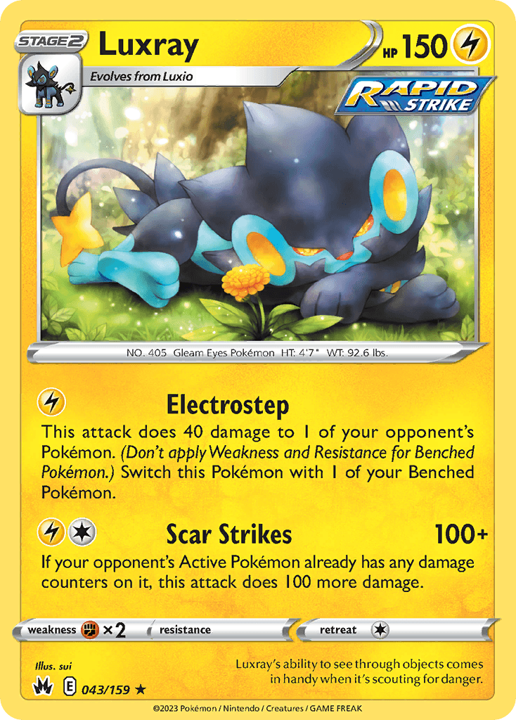 Luxray from Crown Zenith