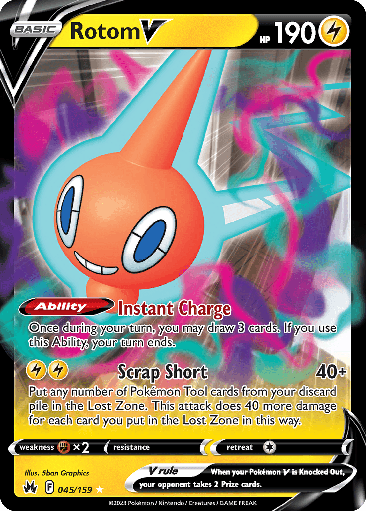 Rotom V from Crown Zenith