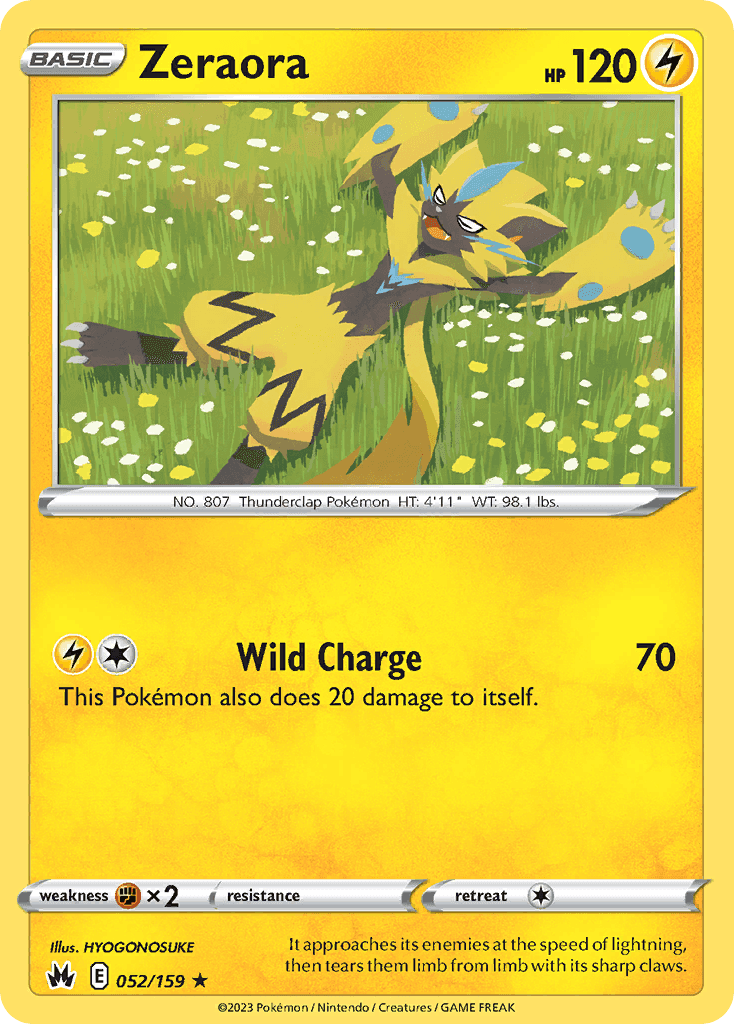 Zeraora from Crown Zenith