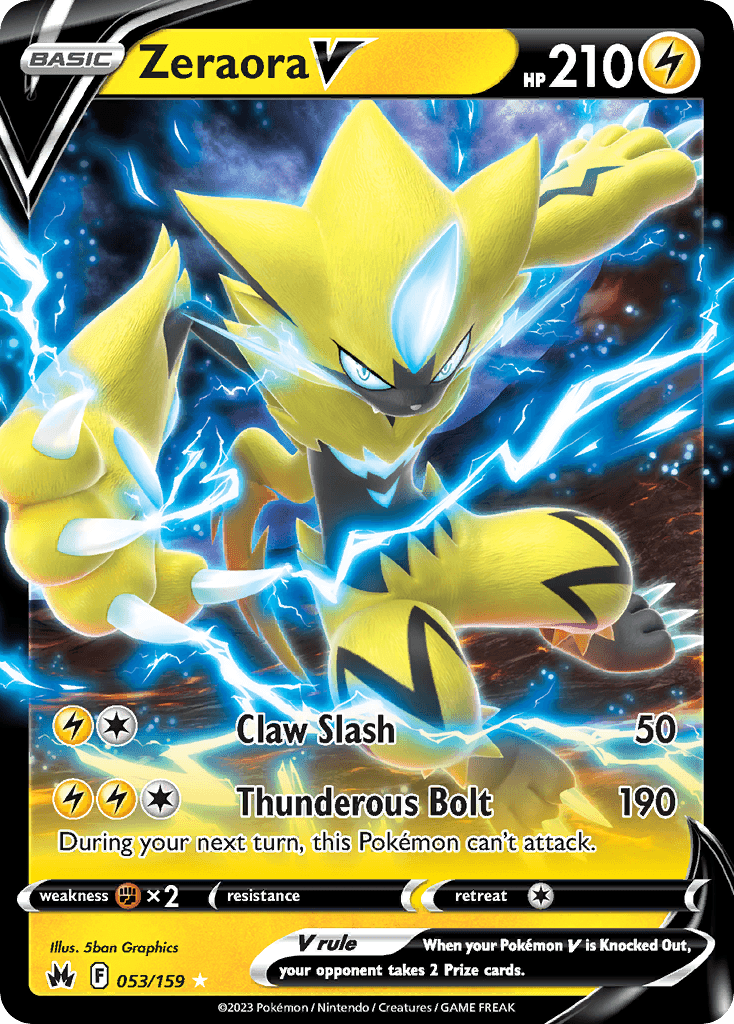 Zeraora V from Crown Zenith