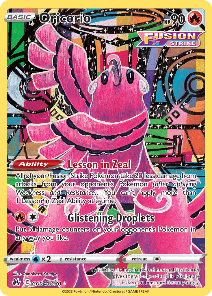 Oricorio from Crown Zenith Galarian Gallery