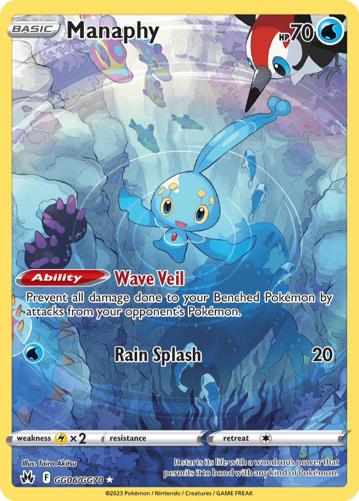Manaphy from Crown Zenith Galarian Gallery