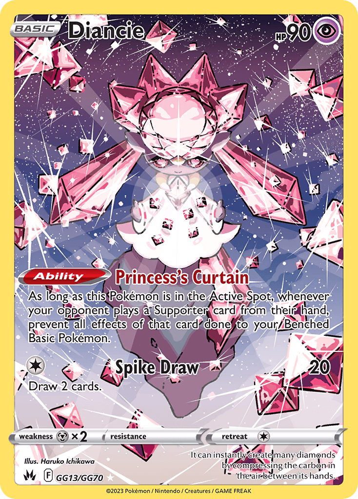 Diancie from Crown Zenith Galarian Gallery