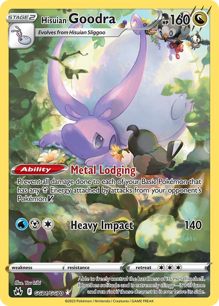Hisuian Goodra from Crown Zenith Galarian Gallery