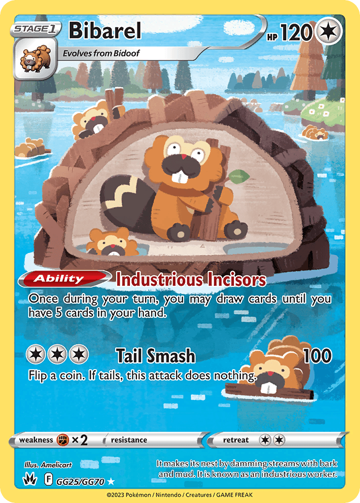 Bibarel from Crown Zenith Galarian Gallery