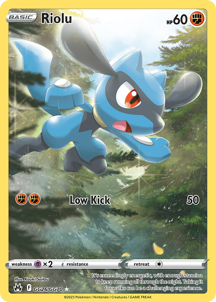 Riolu from Crown Zenith Galarian Gallery