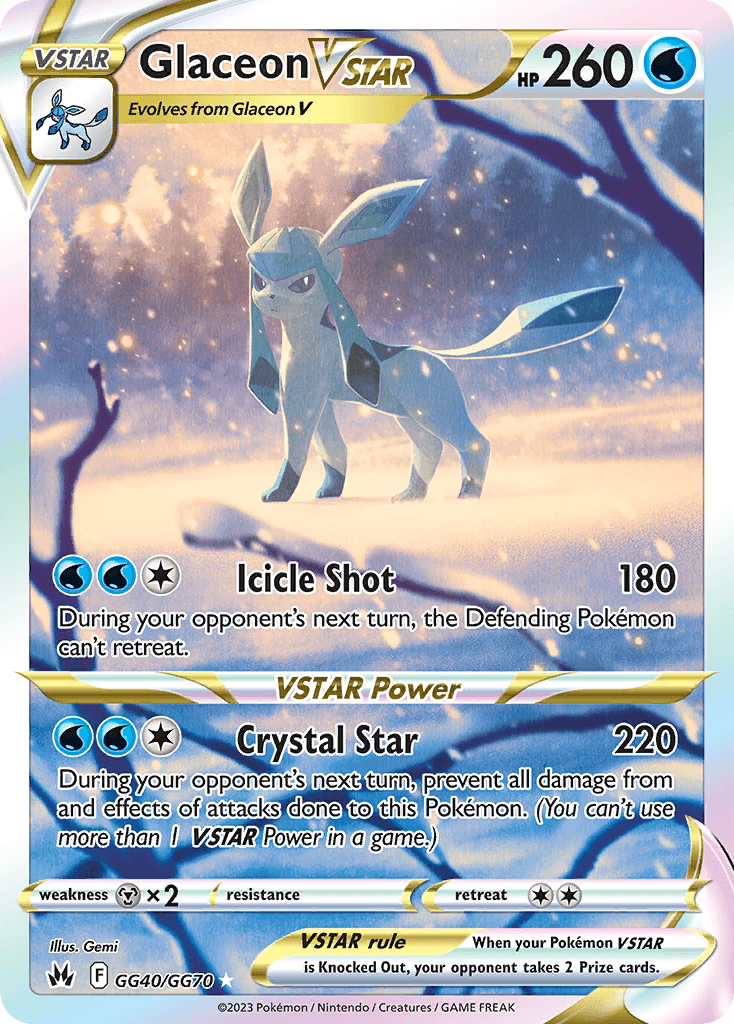 Glaceon VSTAR from Crown Zenith Galarian Gallery