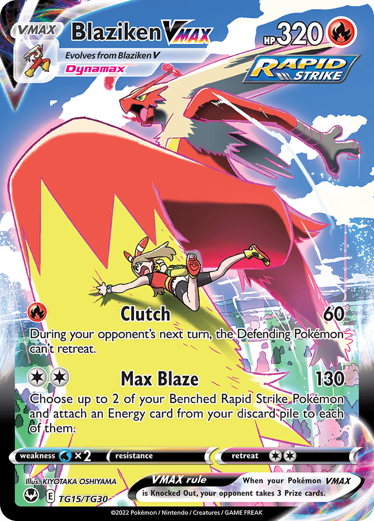 Blaziken VMAX from Silver Tempest