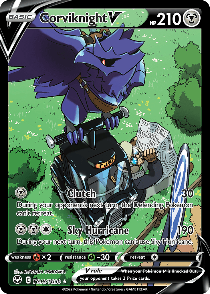 Corviknight V from Silver Tempest