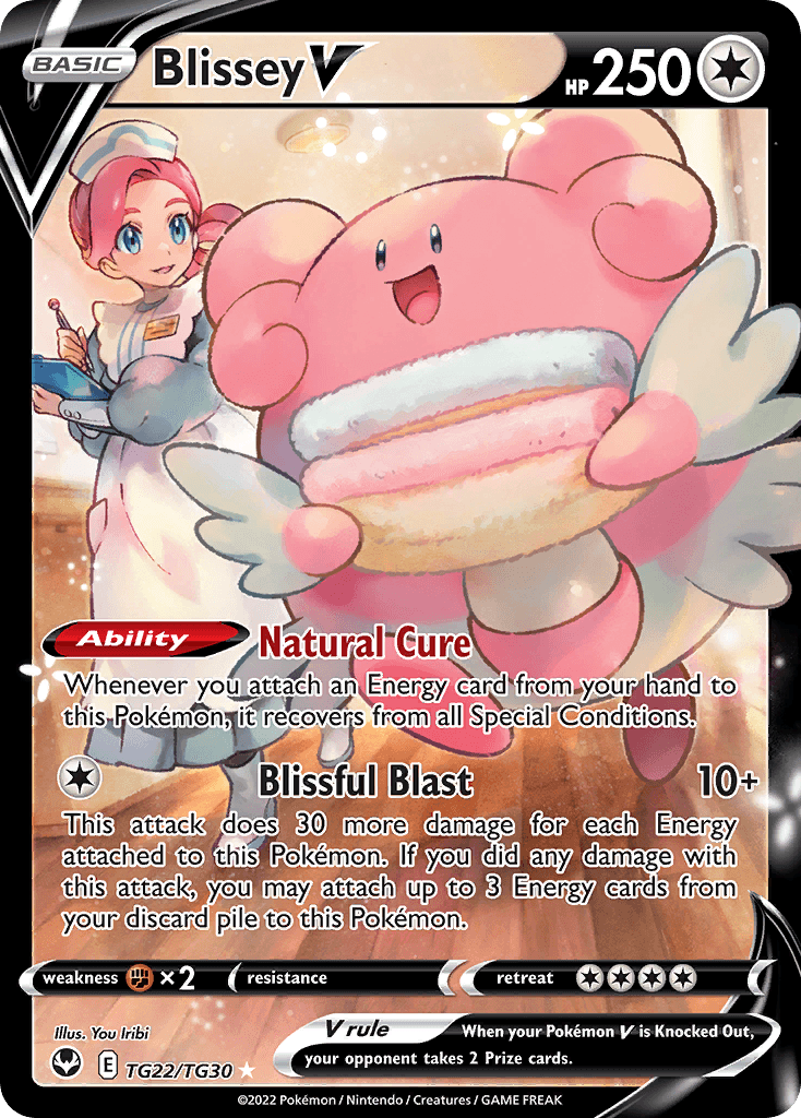 Blissey V from Silver Tempest
