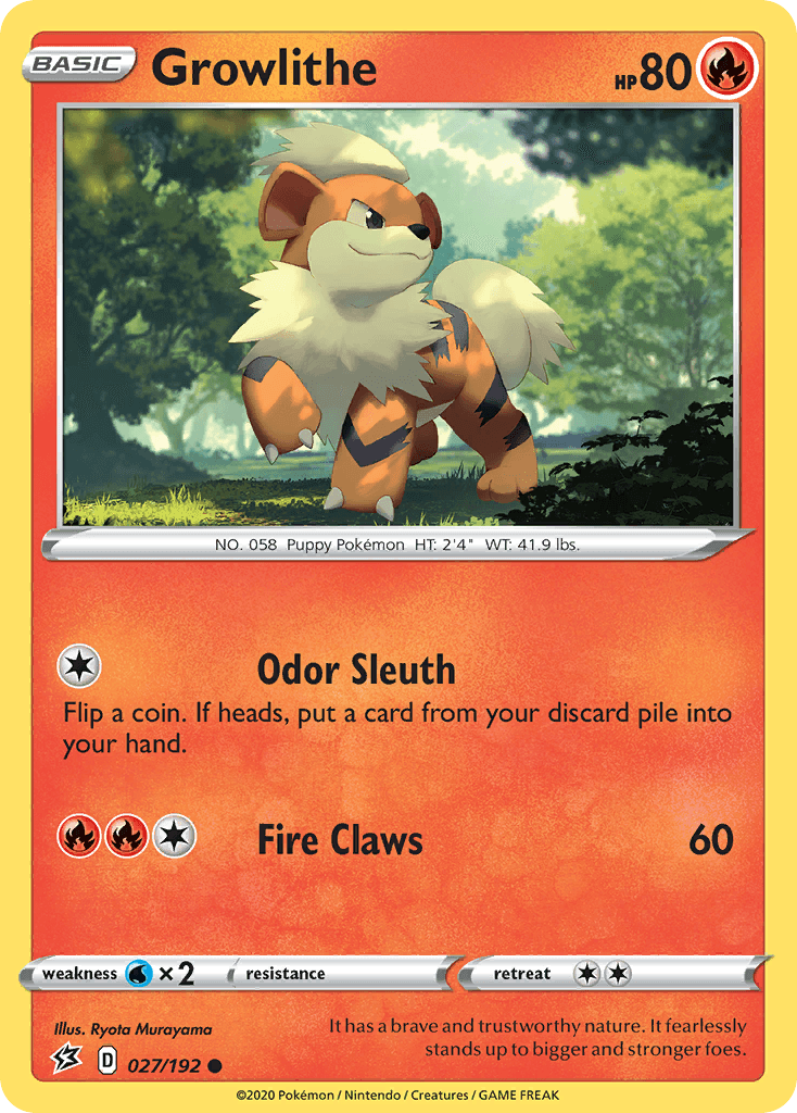 Growlithe from Rebel Clash
