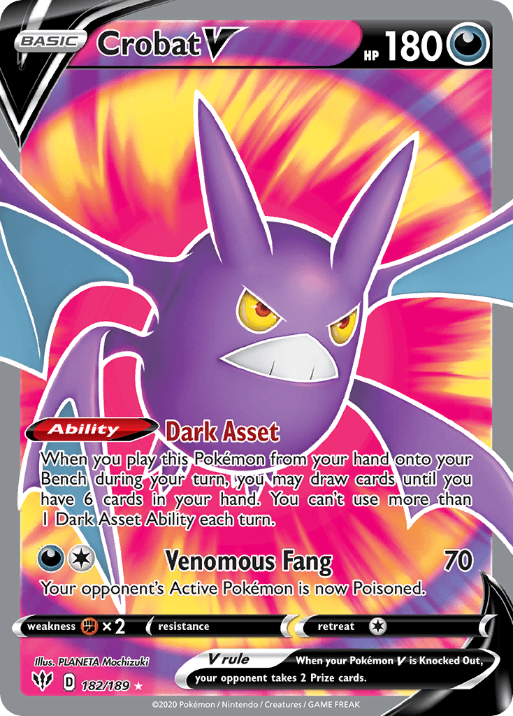 Crobat V from Darkness Ablaze