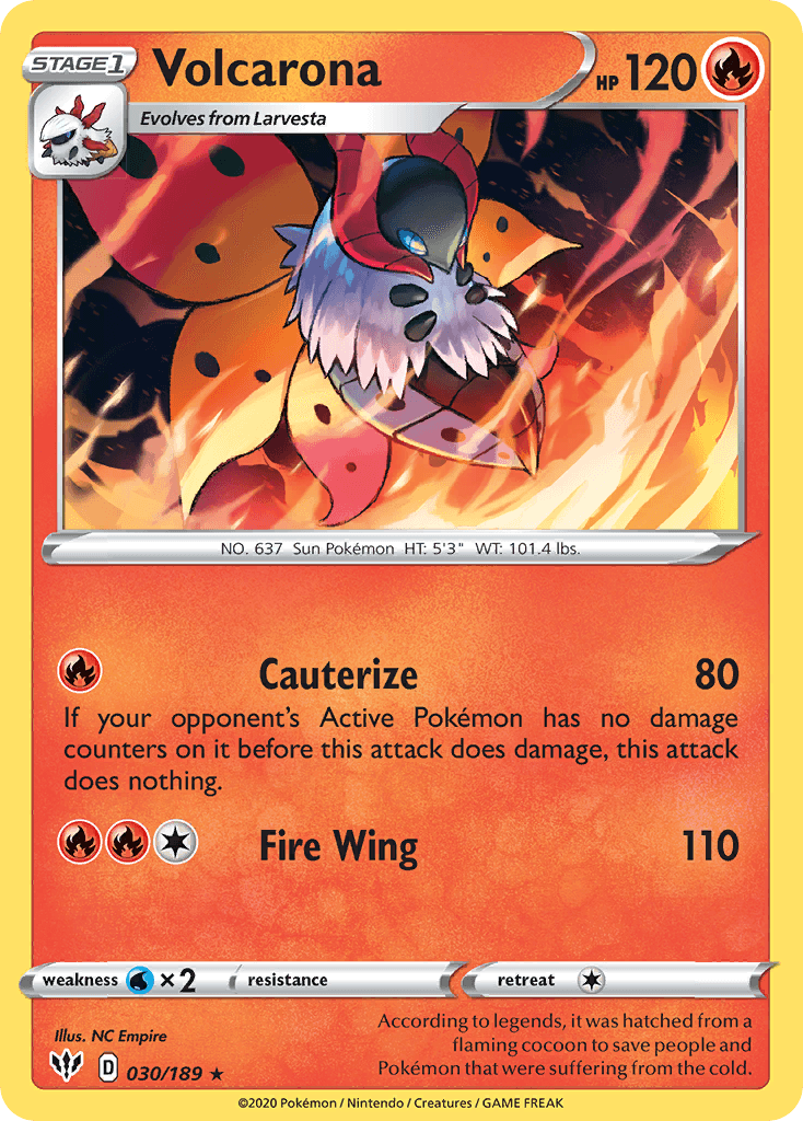 Volcarona from Darkness Ablaze