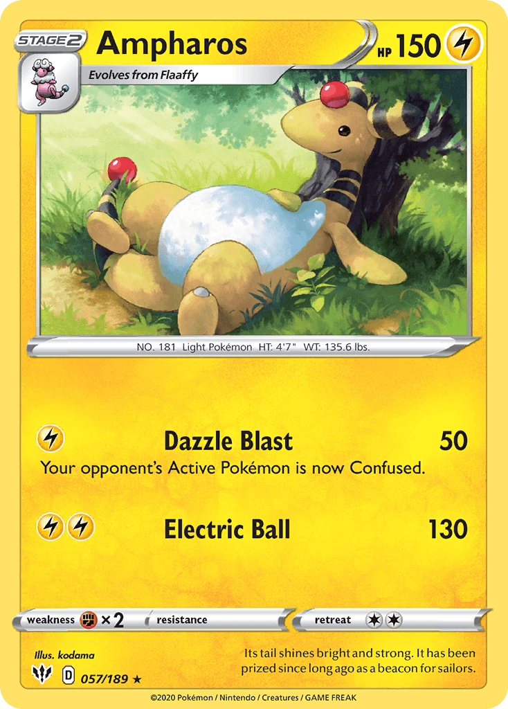 Ampharos from Darkness Ablaze
