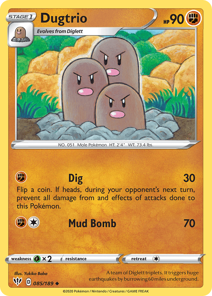 Dugtrio from Darkness Ablaze