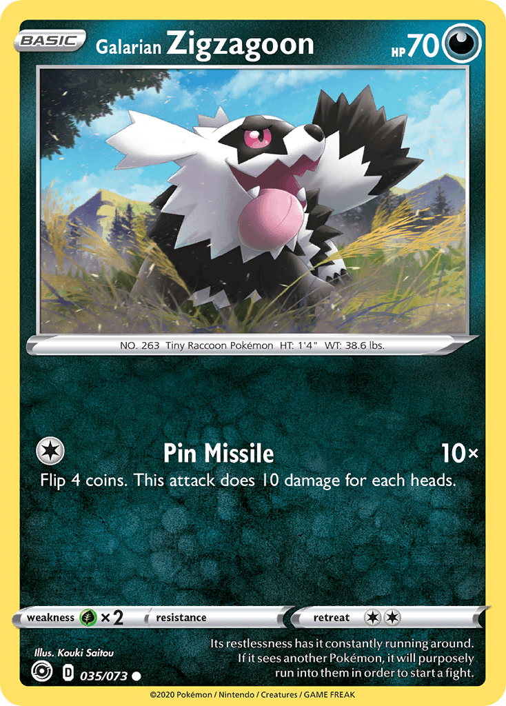 Galarian Zigzagoon from Champion's Path