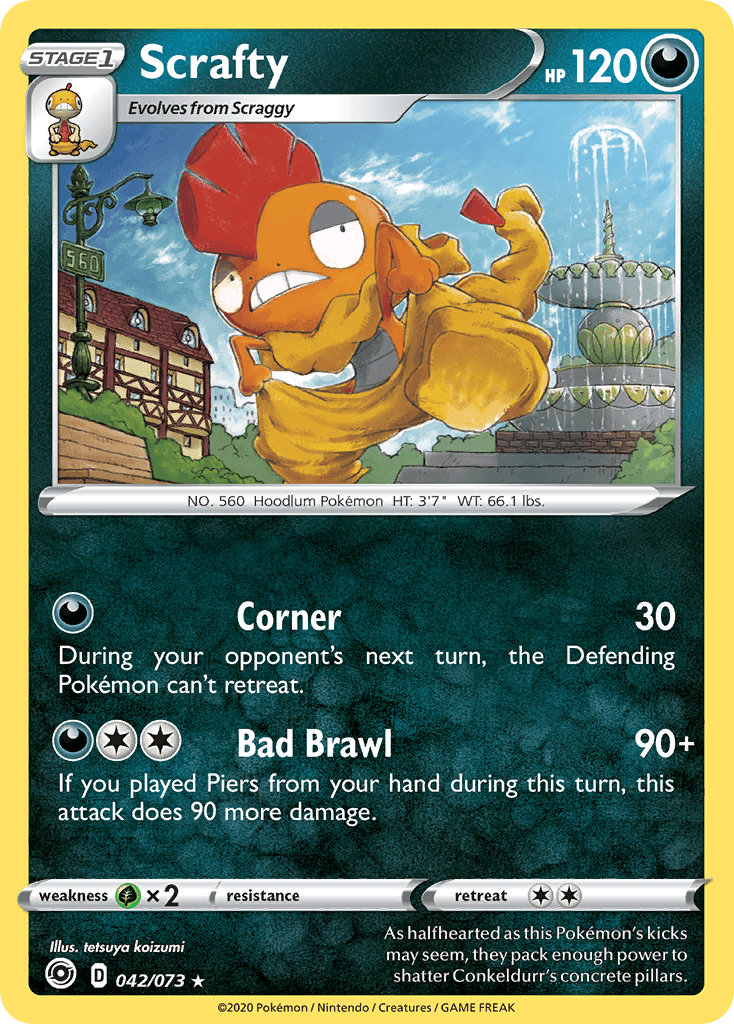 Scrafty from Champion's Path