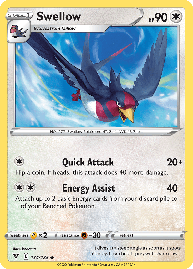 Swellow from Vivid Voltage