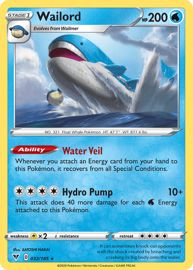 Wailord from Vivid Voltage