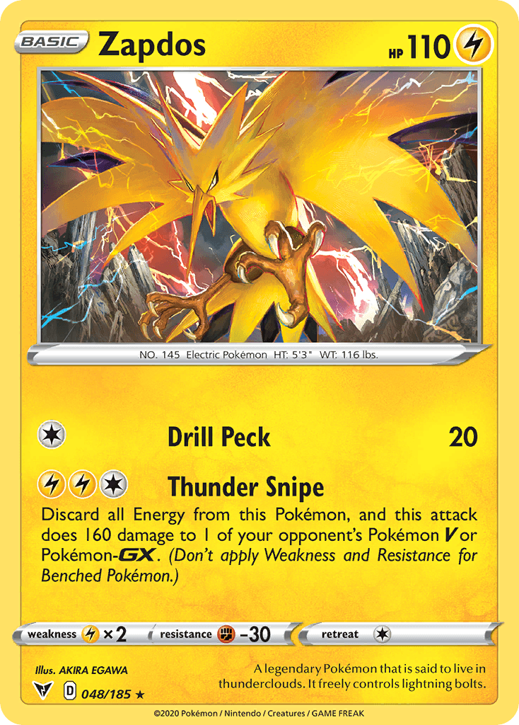 Zapdos from Vivid Voltage