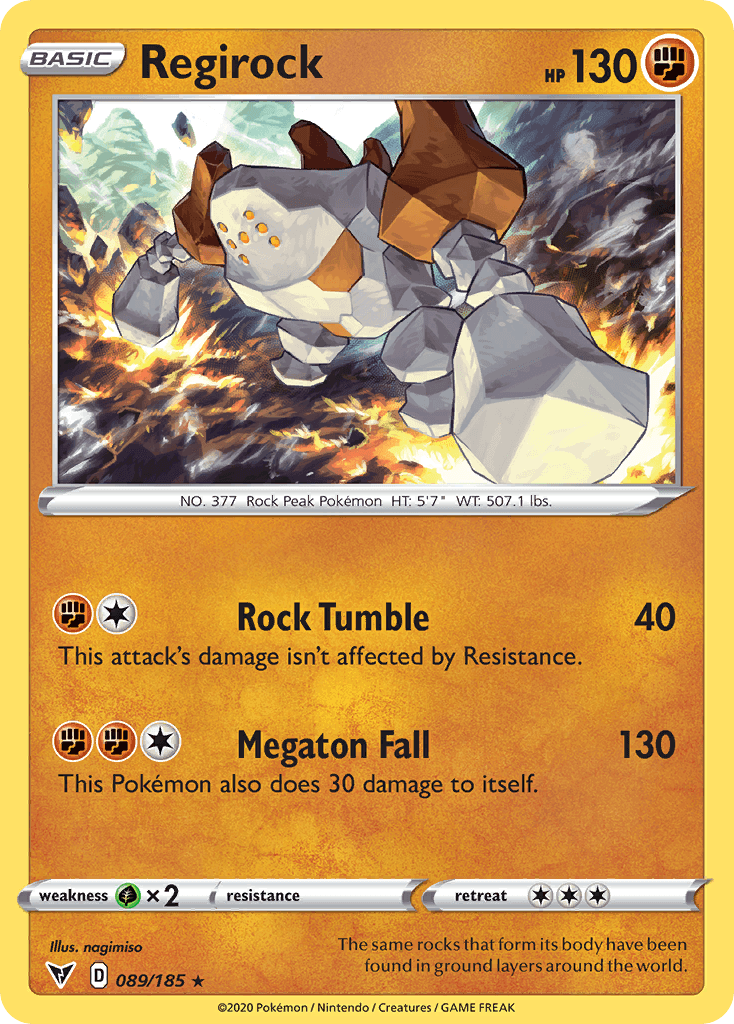 Regirock from Vivid Voltage