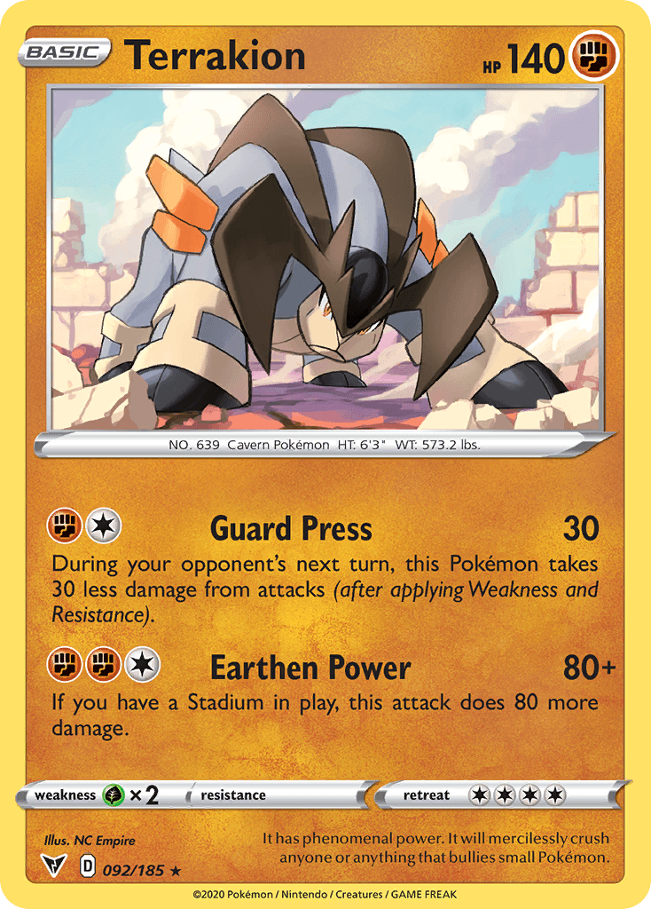 Terrakion from Vivid Voltage