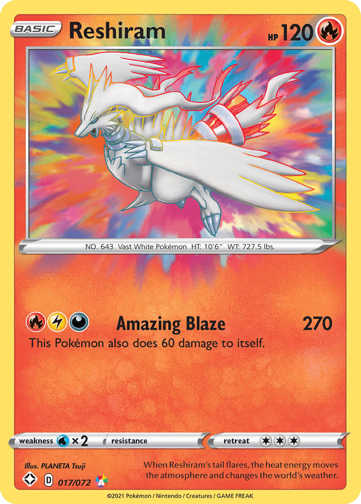 Reshiram from Shining Fates