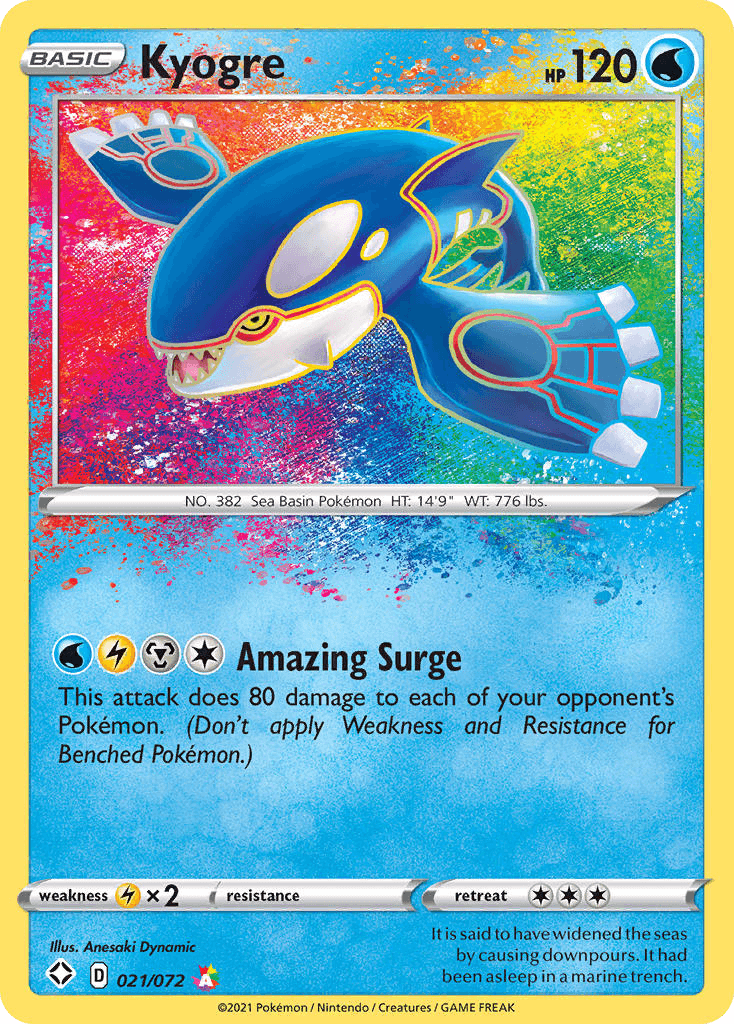 Kyogre from Shining Fates