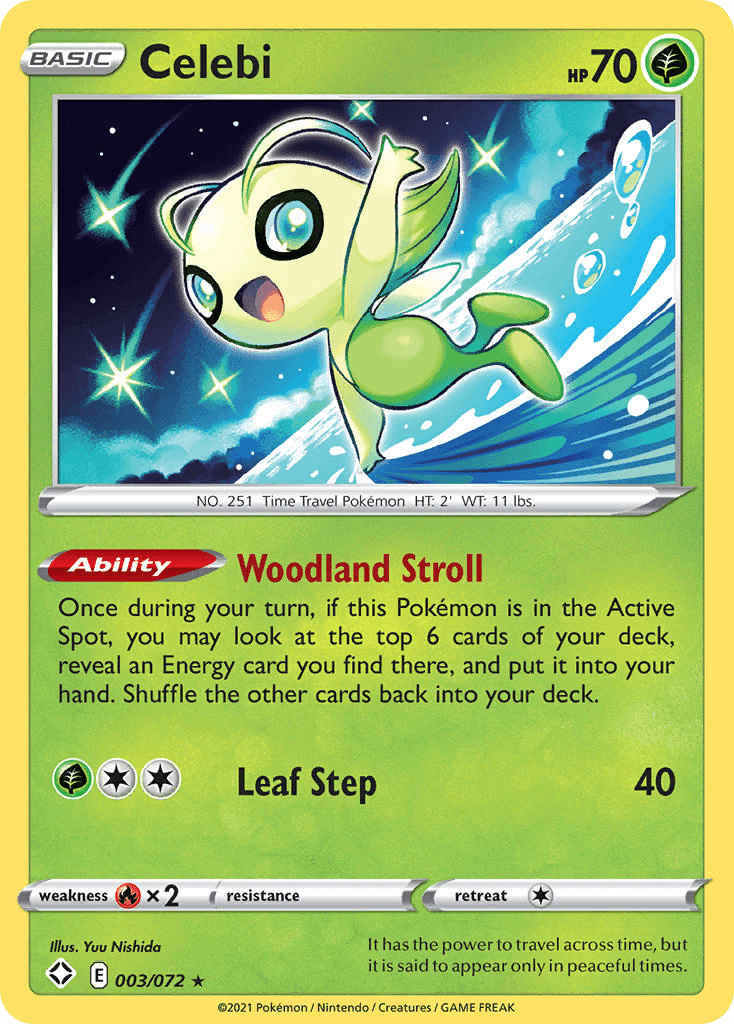 Celebi from Shining Fates