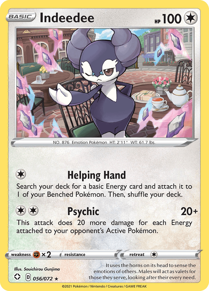 Indeedee from Shining Fates