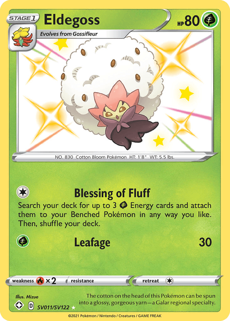 Eldegoss from Shining Fates Shiny Vault