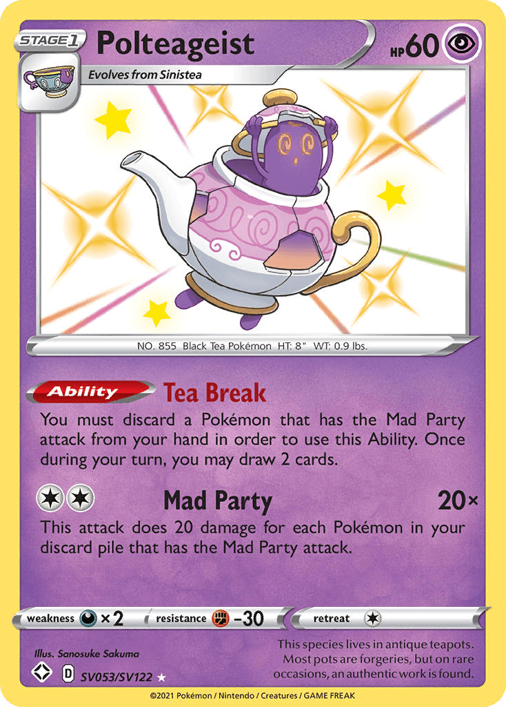 Polteageist from Shining Fates Shiny Vault