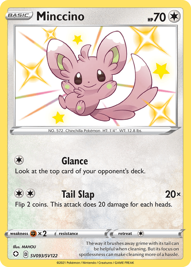 Minccino from Shining Fates Shiny Vault