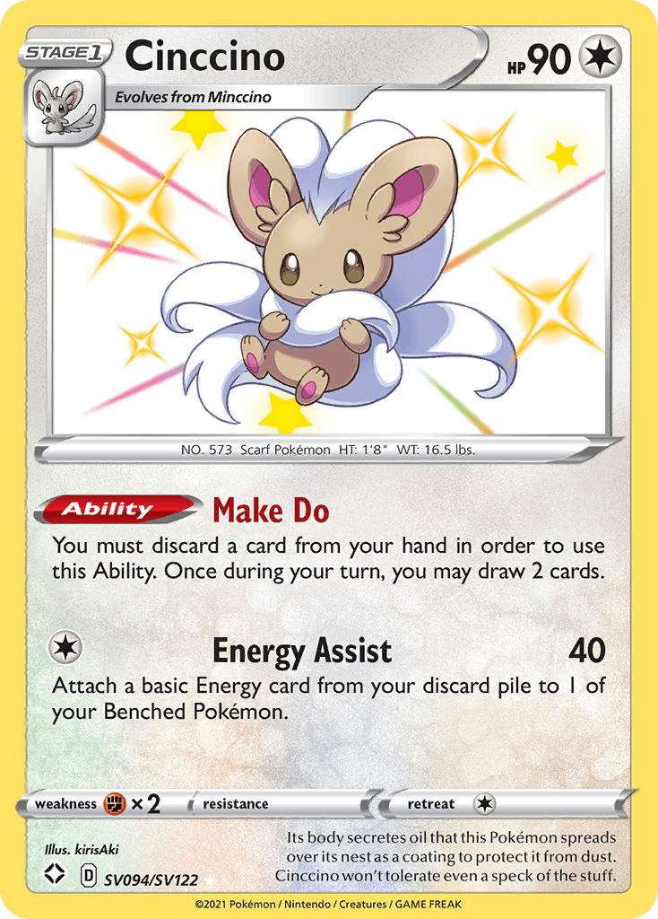 Cinccino from Shining Fates Shiny Vault