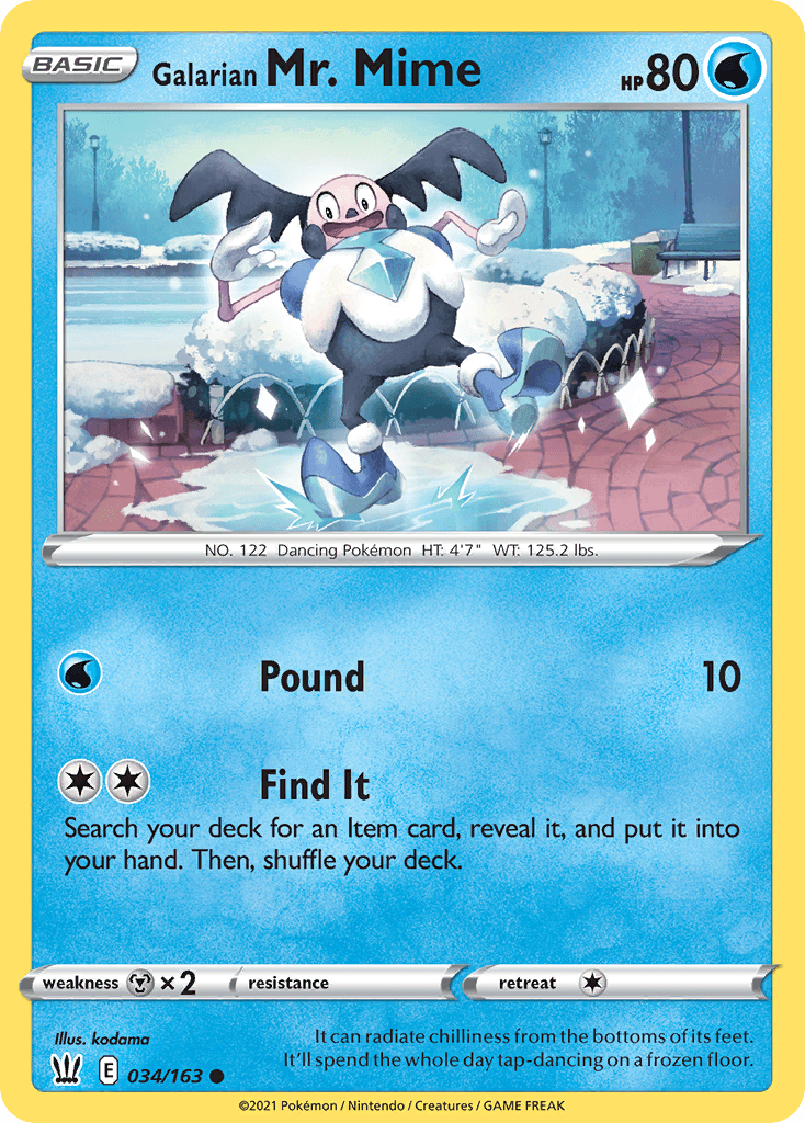 Galarian Mr. Mime from Battle Styles