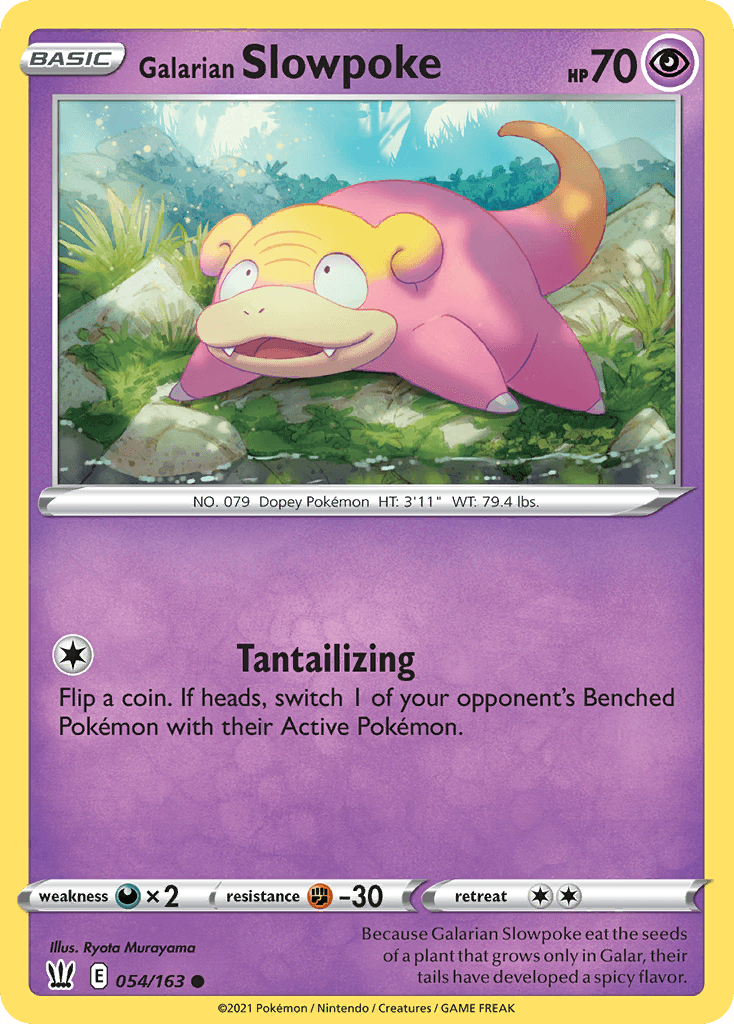 Galarian Slowpoke from Battle Styles