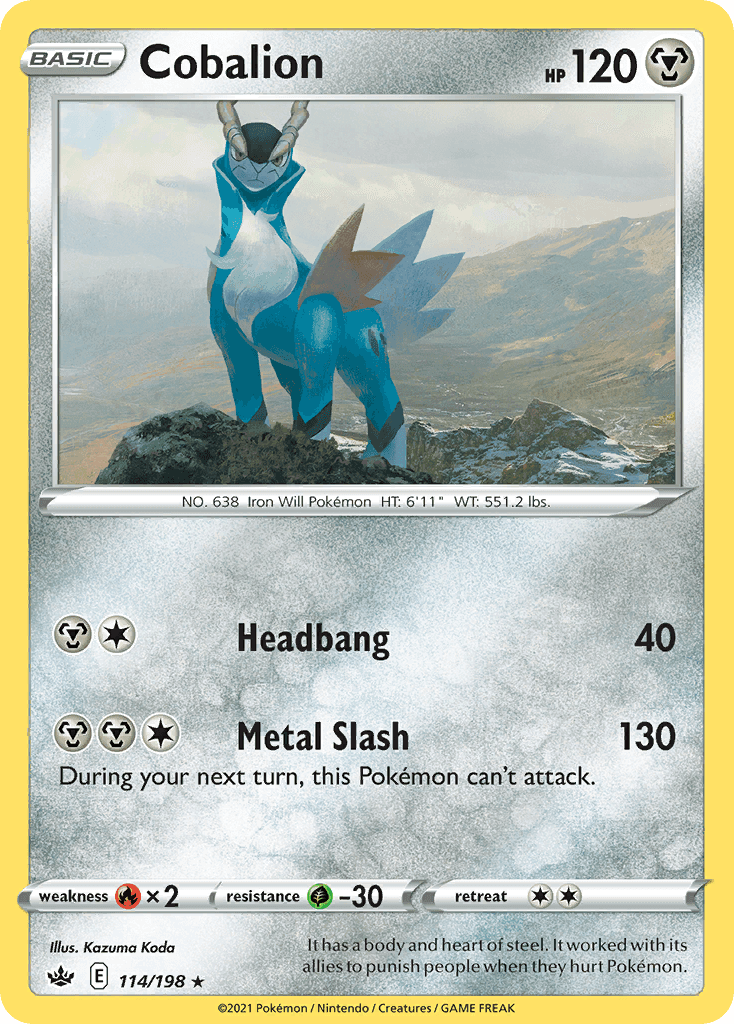 Cobalion from Chilling Reign