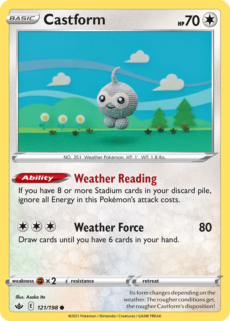 Castform from Chilling Reign
